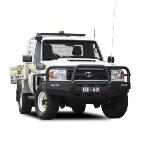 Bullbar for TOYOTA LANDCRUISER 79 SERIES Compatible with Side Step Rail (11/16 to 08/23)