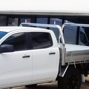Alloy tray with 76mm “Style Racks” on PX Ford Ranger