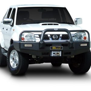 Nissan Navara D22 Alloy Winch Bullbar 10/01 - 09/10 (4 Finishes Available)