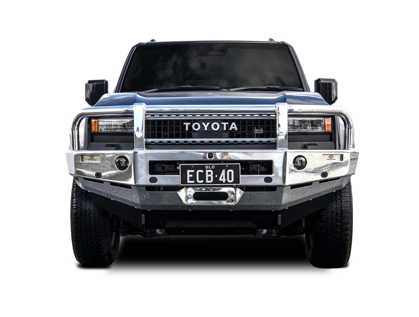 Toyota Prado 250 Series Winch Bullbar For 2025 on - Textura Black (Suits GX, GXL & Altitude)