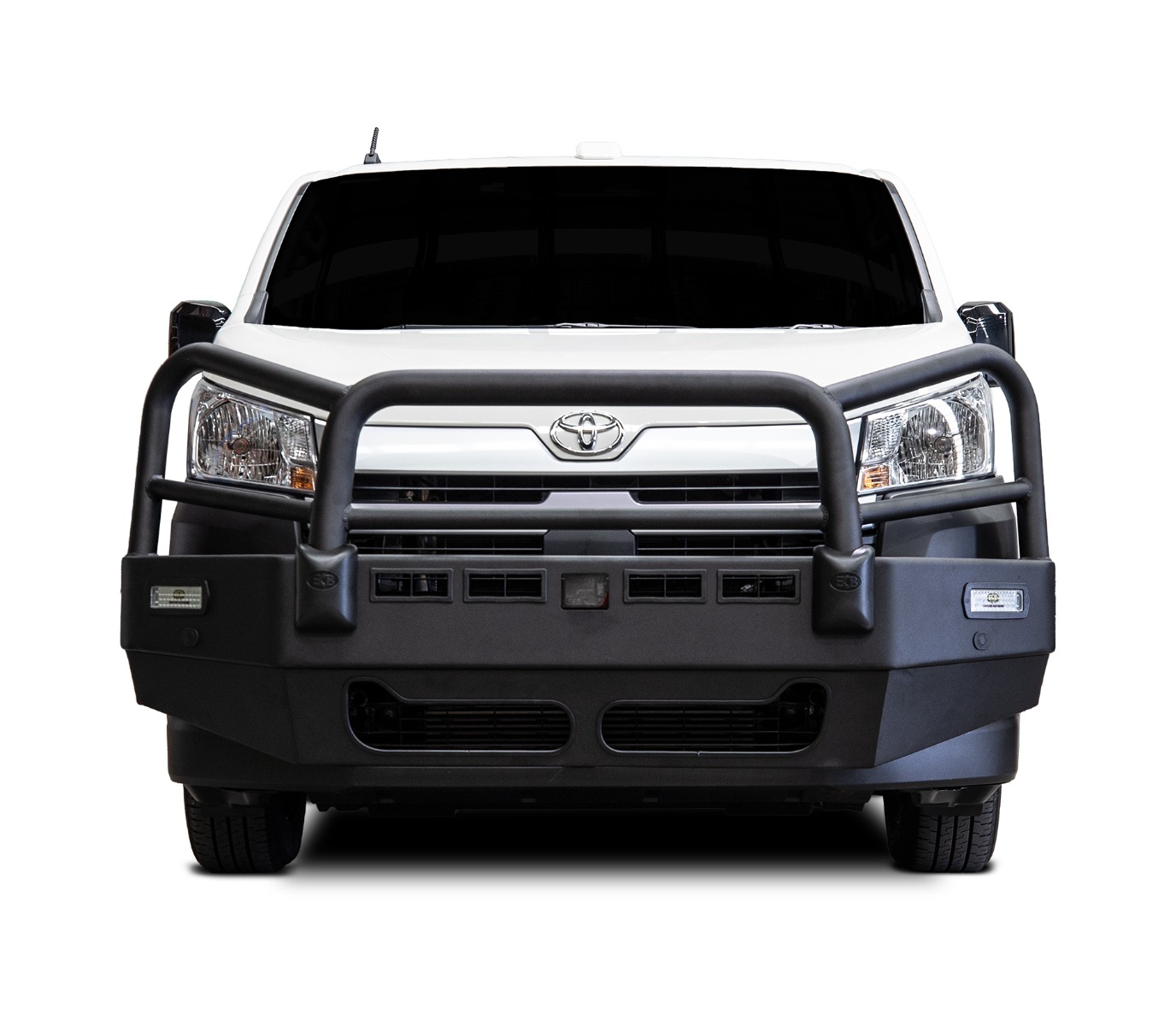 Toyota Hiace Bullbar - Textura Black Finish (05/19 on) - Image 2