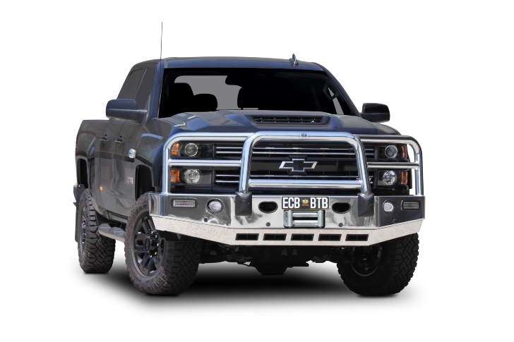 ECB Winch Bullbar with Bumper Lights to suit CHEVROLET SILVERADO 2500HD HSV (04/18 to 07/21)