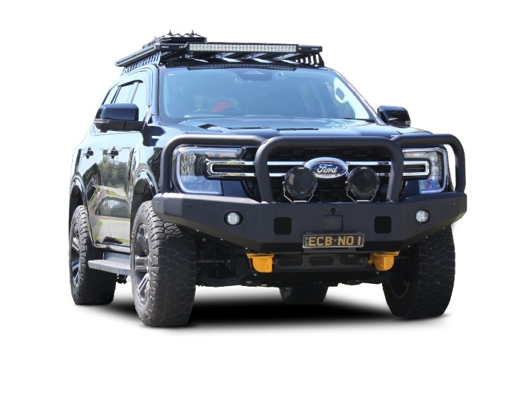 ECB Triple Hoop Winch Bar To suit Ford Ranger Wildtrak & Everest 06/22>