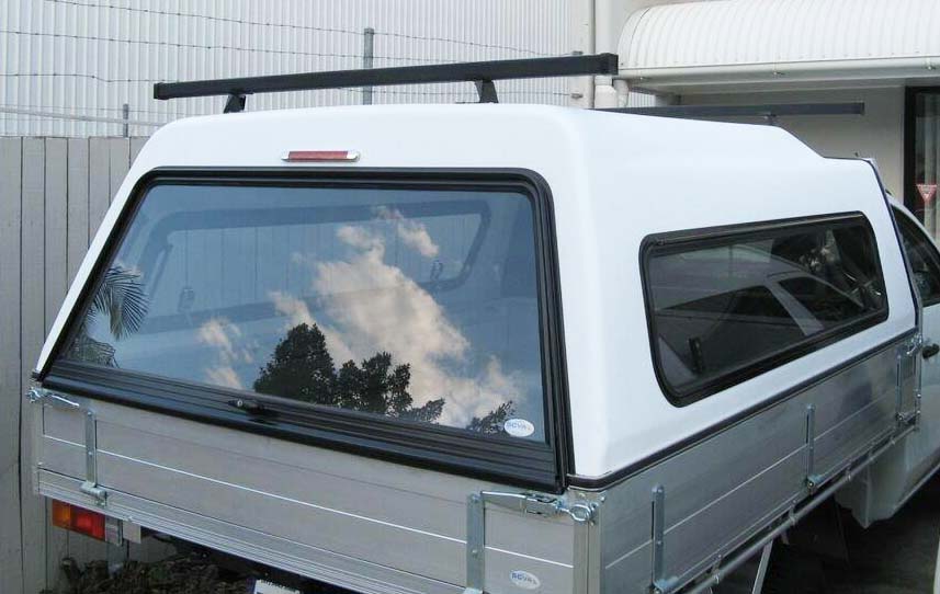 Fiberglass canopy to fit on existing steel or alloy ute trays