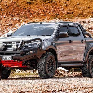 Genesis Loop Bar (Black Recovery Points & Orange Bash Plate) for Isuzu D-Max (11-2023 on)