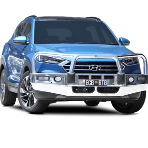 ECB Bullbar with bumper lights to suit Hyundai Tucson 06/18 - 12/20