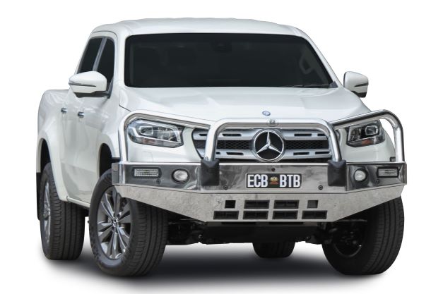 ECB Bullbar with bumper lights to suit Mercedes Benz X-Class 04/18>