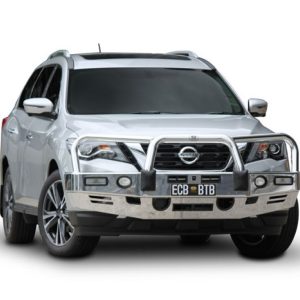 ECB Bullbar with bumper lights to suit Nissan Pathfinder R52 Series 2 & 3, 12/16-06/22