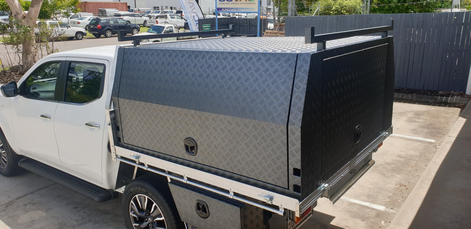 Powder Coated Alloy Ute Tray Canopy