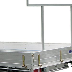 Alloy Tray with Optional rear removable rack - centre mount