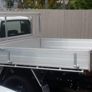 Alloy Tray with Square Headboard
