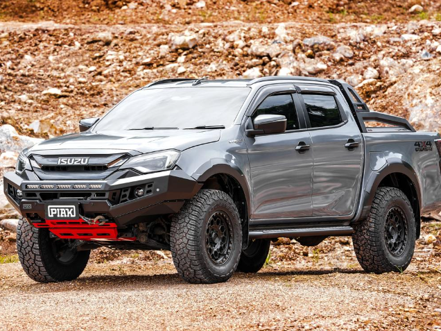 Genesis Non Loop Bar with Black Recovery Points & Bash Plate for Isuzu D-Max 11-2023> - Image 2