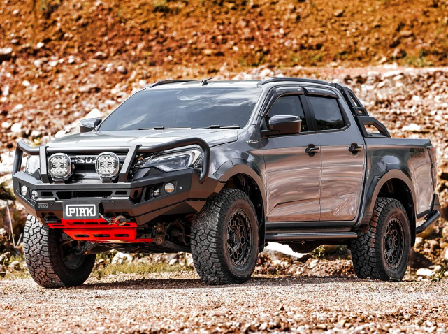 Genesis Loop Bar with Orange Recovery Points & Black Bash Plate for Isuzu D-Max 11-2023> - Image 2