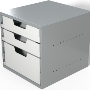 Small Parts Cabinet - 2x Shallow Drawers, 1x Deep Drawer
