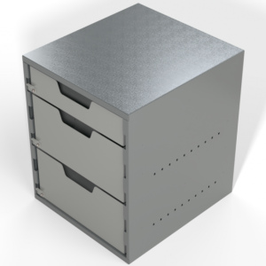 Small Parts Cabinet - 1x Shallow Drawer, 2 Deep Drawers