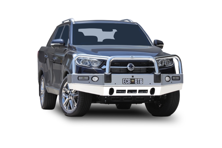 ECB Bullbar with bumper lights to suit Ssangyong Musso Q200 10/18-04/21