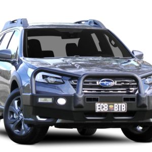Big Tube Bullbar with Bumper Lights - Subaru Outback - Textura Black Finish