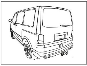 Towbar to suit Volkswagen Caravelle, Multivan & Transporter (12-2015 to 6-2020)