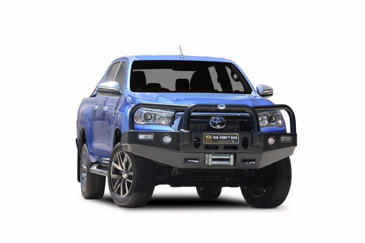 ECB Winch Bullbar with bumper lights to suit Toyota Hilux SR5 05/19-07/20
