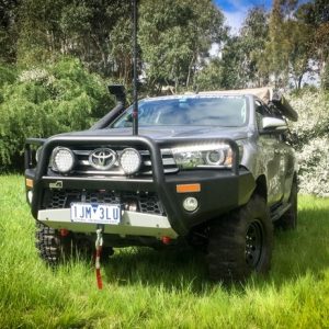 Uneek 4x4 Empire Triple Hoop Bullbar to suit Toyota Hilux SR5 07/15-05/18.