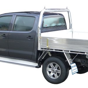 Optional 76mm Polished Alloy Rear Removable Rack