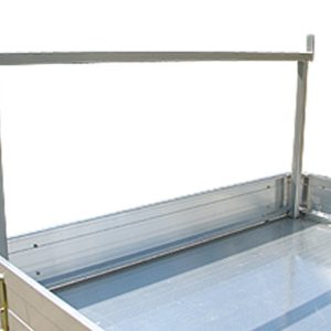 Optional rear removable rack to suit Alloy Ute Tray (corner mount)