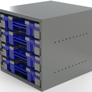 Small Parts Cabinet - 4x Case Drawers