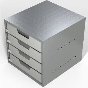 Small Parts Cabinet - 4x Shallow Drawers