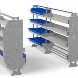 Van Shelving Kit for Electricians, to suit Citroen Dispatch LWB 02/17>