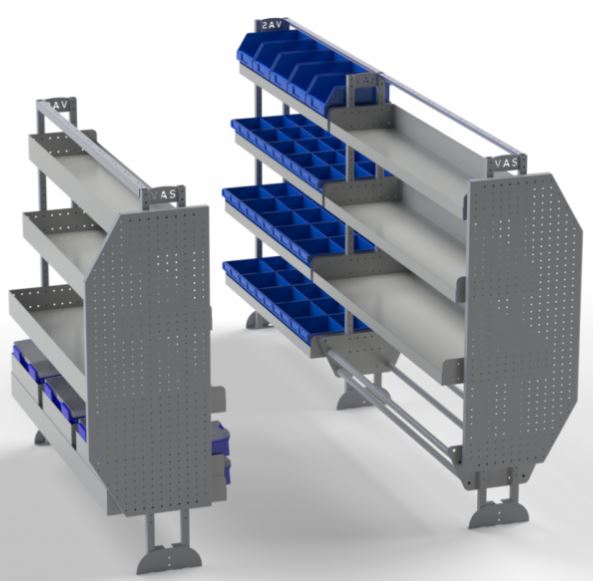 Van Shelving Kit for Electricians, to suit Mitsubishi Express LWB 07/20>