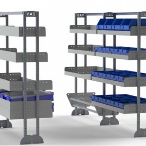 Van Shelving Kit for Electricians, to suit Renault Kangoo Maxi 03/13>