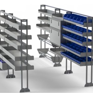 Van Shelving Kit for Electricians, to suit Renault Master LWB 02/12>