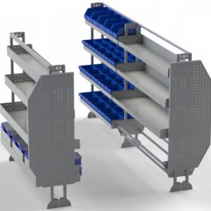 Van Shelving Kit for Electricians, to suit VW Transporter LWB 12/15>
